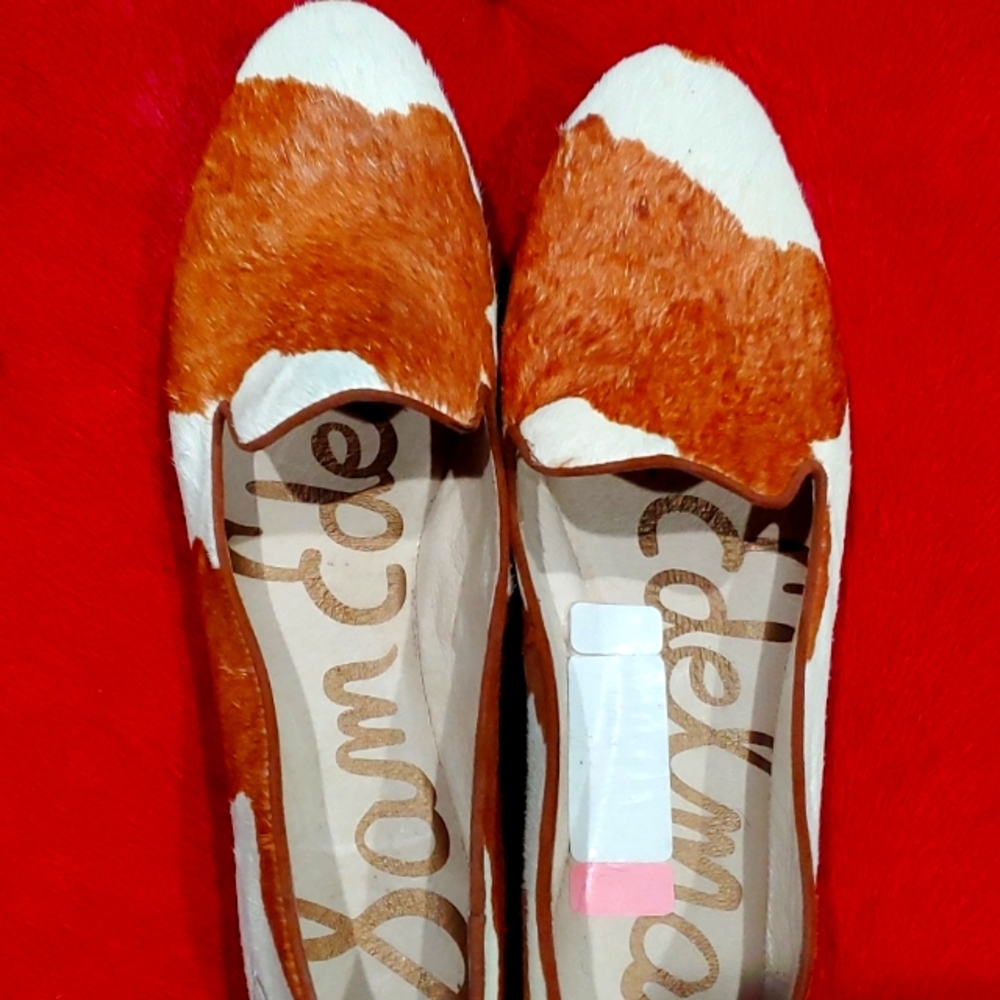 Cow hide shoes